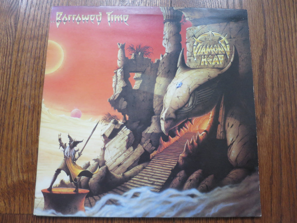 Diamond Head - Borrowed Time (original) - LP UK Vinyl Album Record Cover