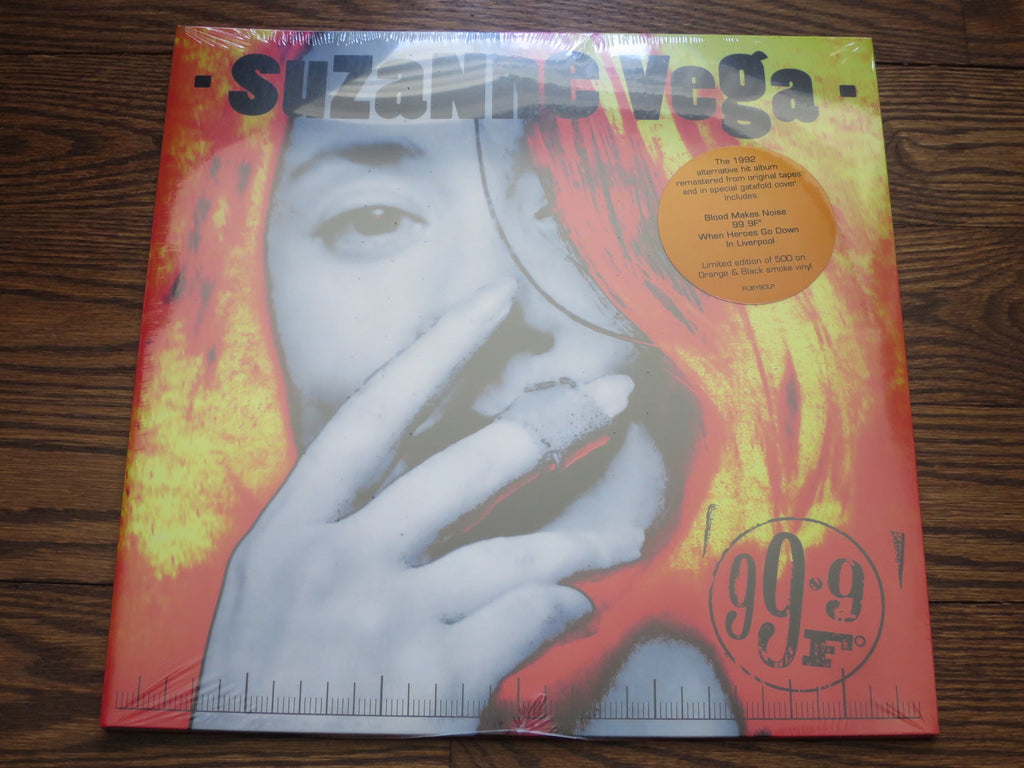 Suzanne Vega - 99.9F° (Orange & Black Smoke vinyl) - LP UK Vinyl Album Record Cover