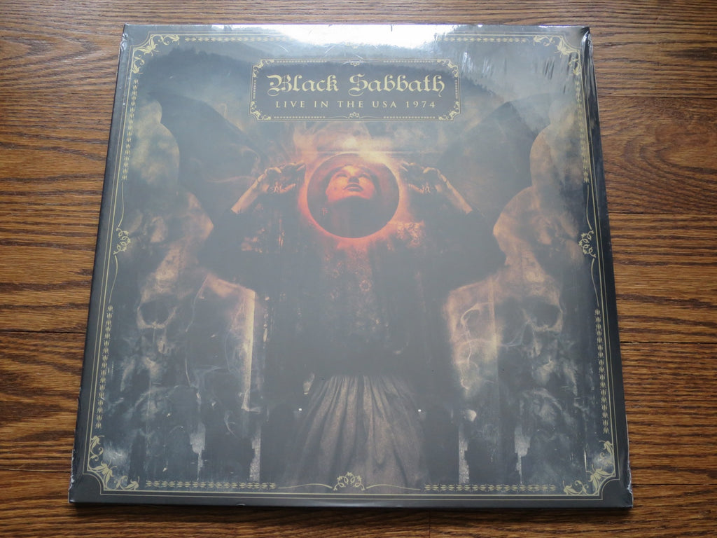 Black Sabbath - Live In The USA 1974 - LP UK Vinyl Album Record Cover