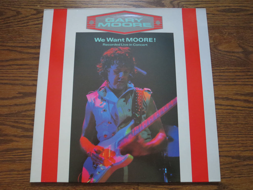 Gary Moore - We Want Moore! Live - LP UK Vinyl Album Record Cover