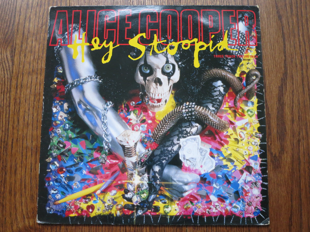 Alice Cooper - Hey Stoopid 12" - LP UK Vinyl Album Record Cover