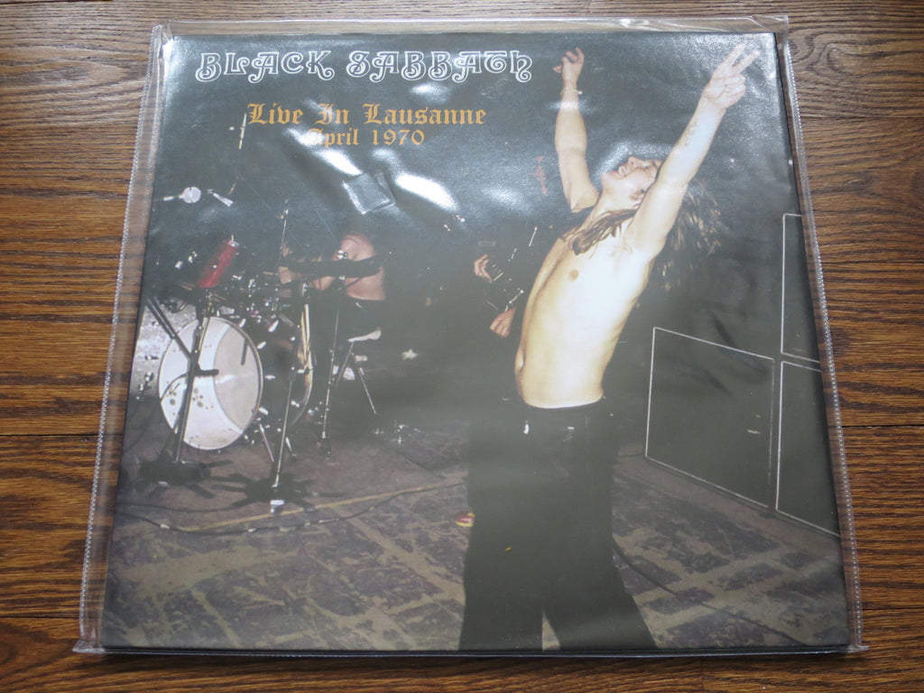 Black Sabbath - Live In Lausanne April 1970 - LP UK Vinyl Album Record Cover