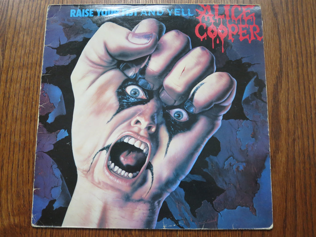 Alice Cooper - Raise Your Fist And Yell 2two - LP UK Vinyl Album Record Cover