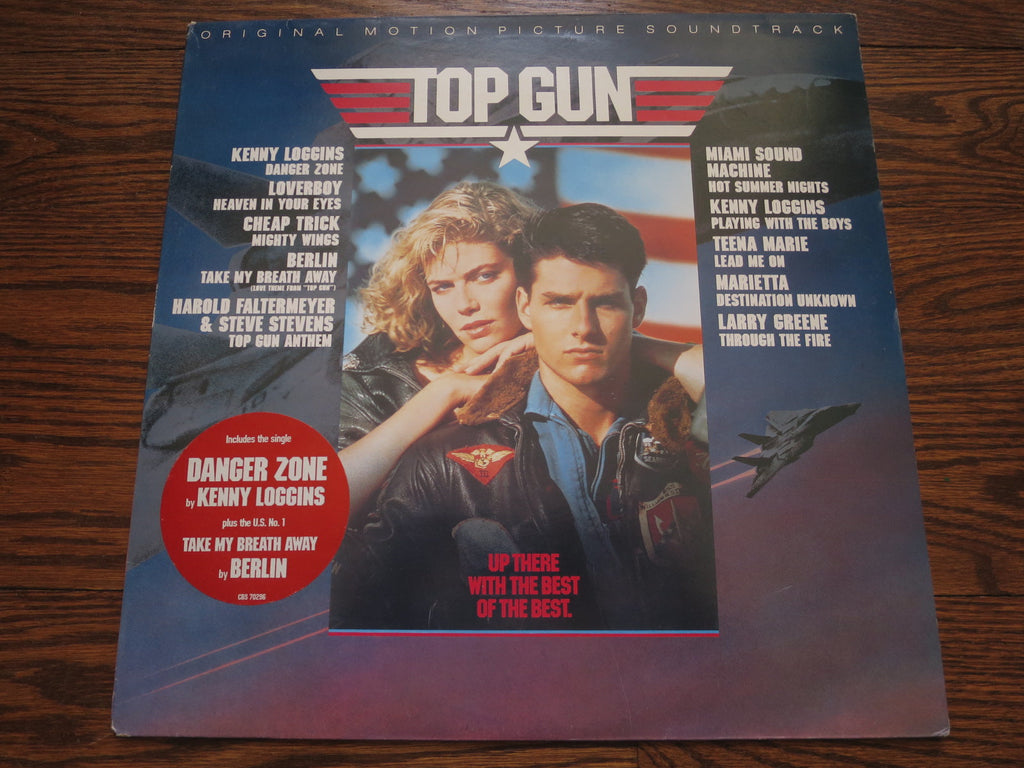 Various Artists - Top Gun soundtrack - LP UK Vinyl Album Record Cover
