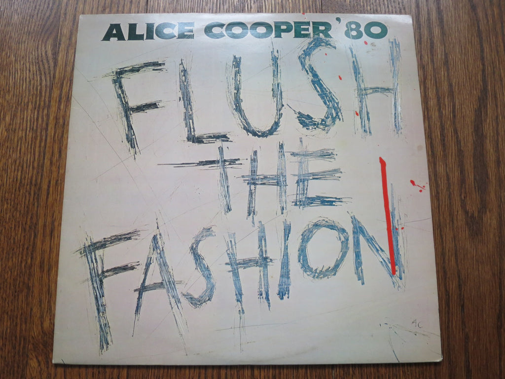 Alice Cooper - Flush The Fashion - LP UK Vinyl Album Record Cover