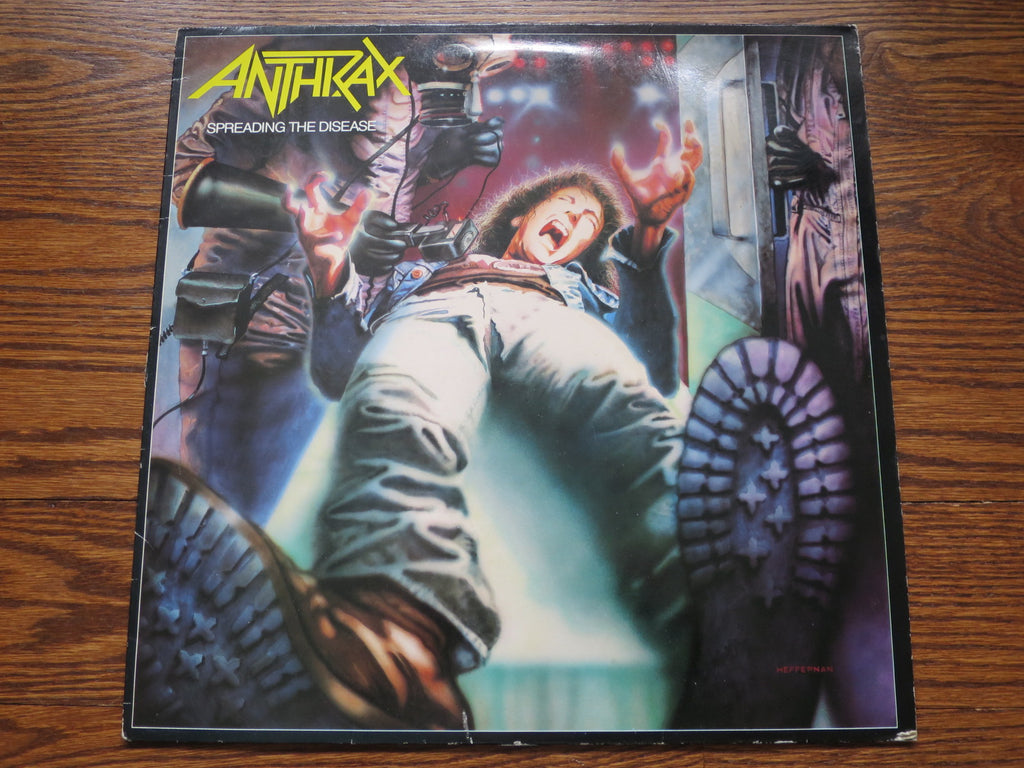 Anthrax - Spreading The Disease - LP UK Vinyl Album Record Cover