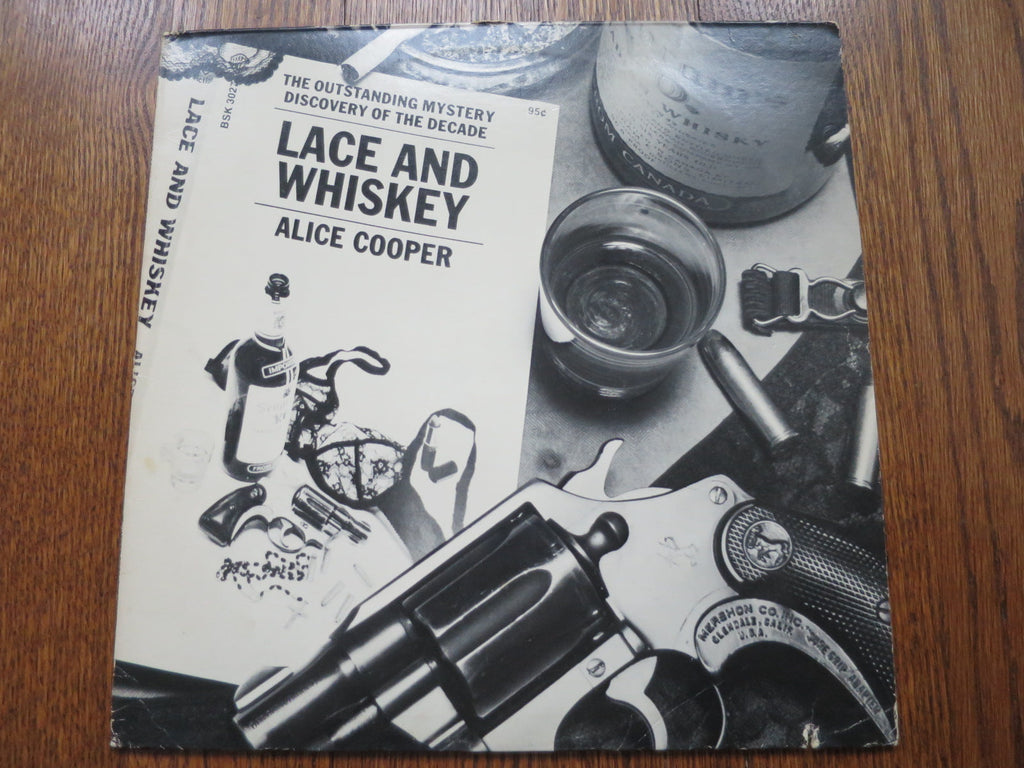 Alice Cooper - Lace And Whiskey - LP UK Vinyl Album Record Cover