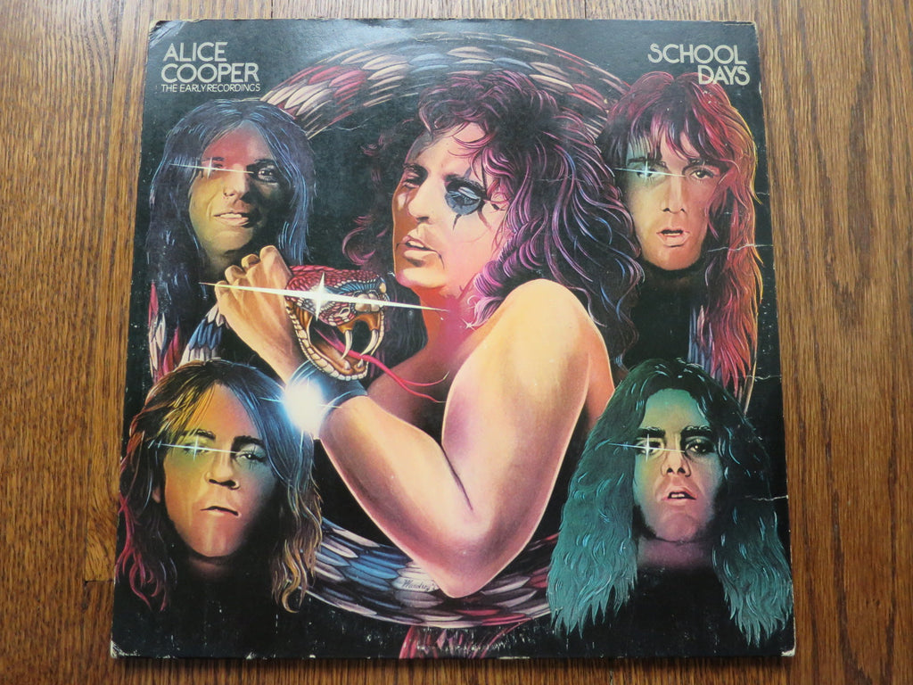 Alice Cooper - School Days - LP UK Vinyl Album Record Cover