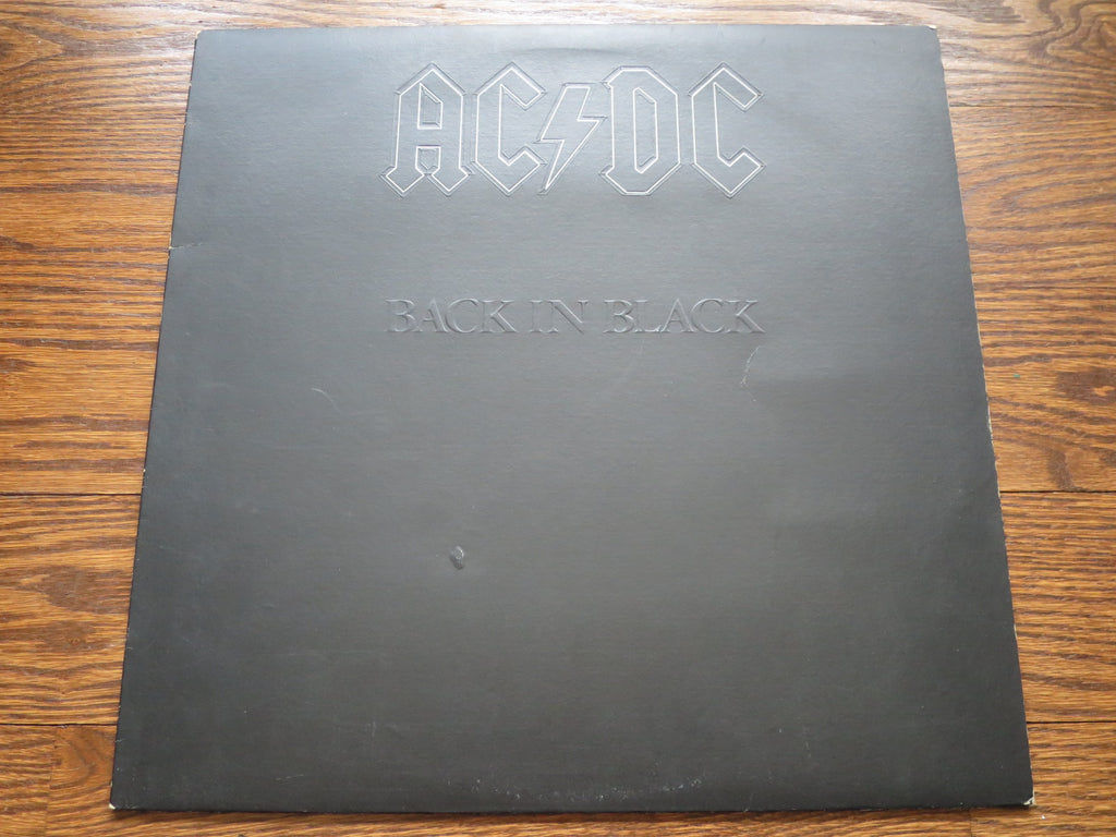 AC/DC - Back In Black 3three - LP UK Vinyl Album Record Cover
