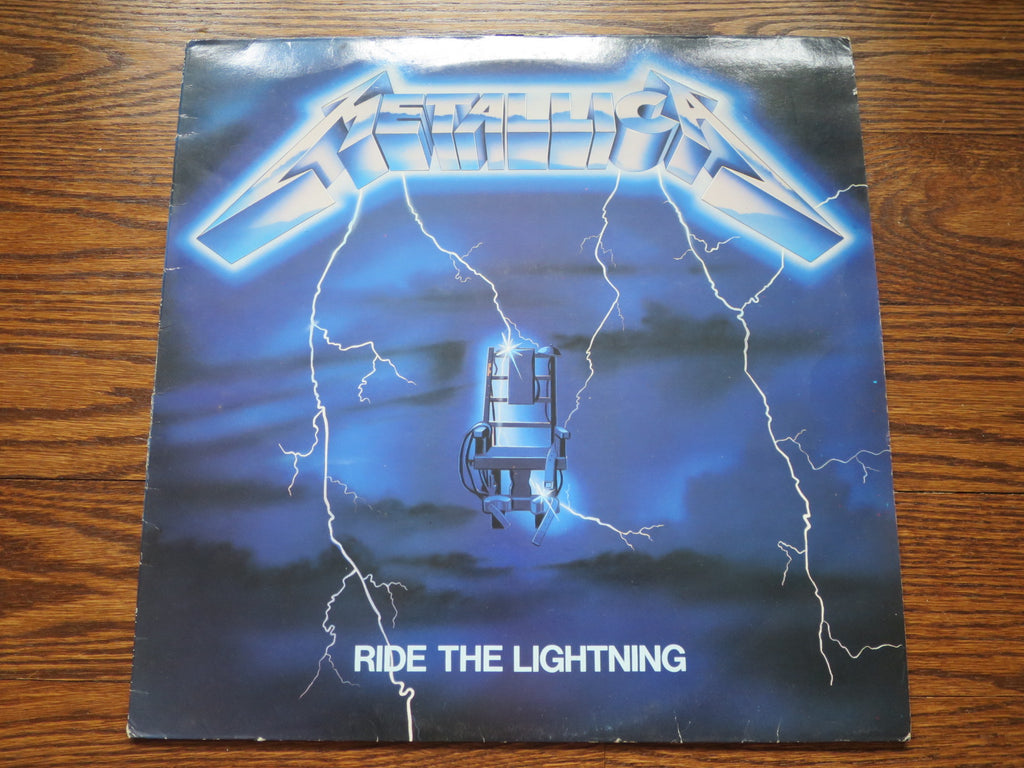 Metallica - Ride The Lightning - LP UK Vinyl Album Record Cover