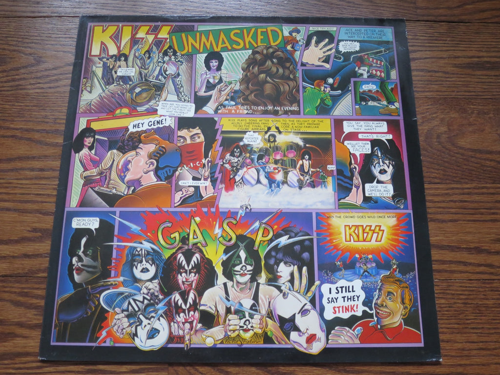 Kiss - Unmasked - LP UK Vinyl Album Record Cover