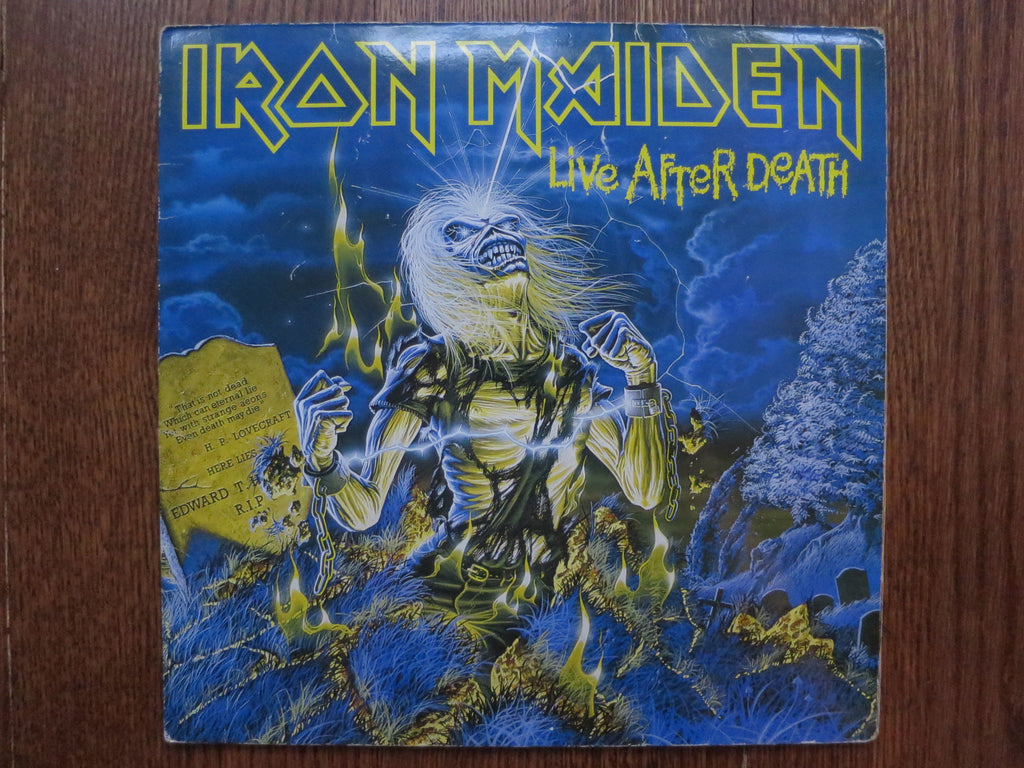 Iron Maiden - Live After Death - LP UK Vinyl Album Record Cover