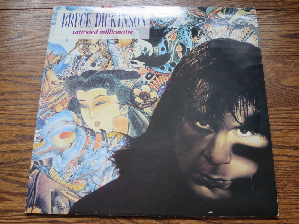 Bruce Dickinson - Tattooed Millionaire - LP UK Vinyl Album Record Cover