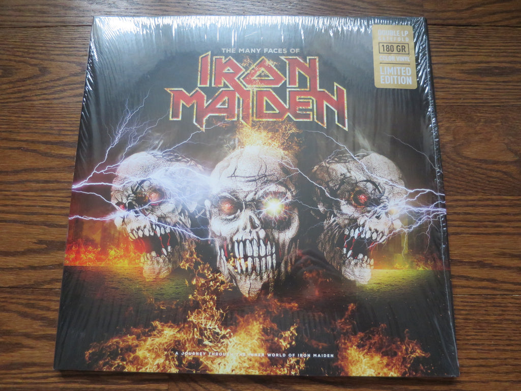 Various Artists - The Many Faces of Iron Maiden - LP UK Vinyl Album Record Cover