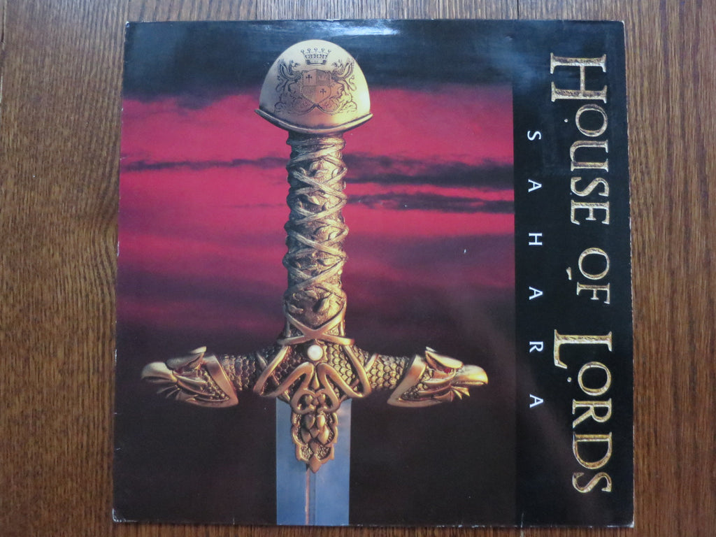 House Of Lords - Sahara - LP UK Vinyl Album Record Cover