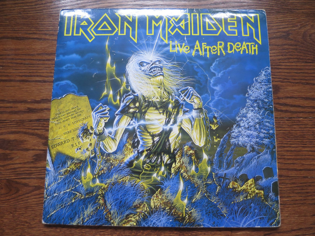 Iron Maiden - Live After Death - LP UK Vinyl Album Record Cover