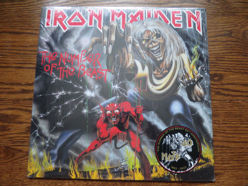Iron Maiden - The Number Of The Beast - LP UK Vinyl Album Record Cover