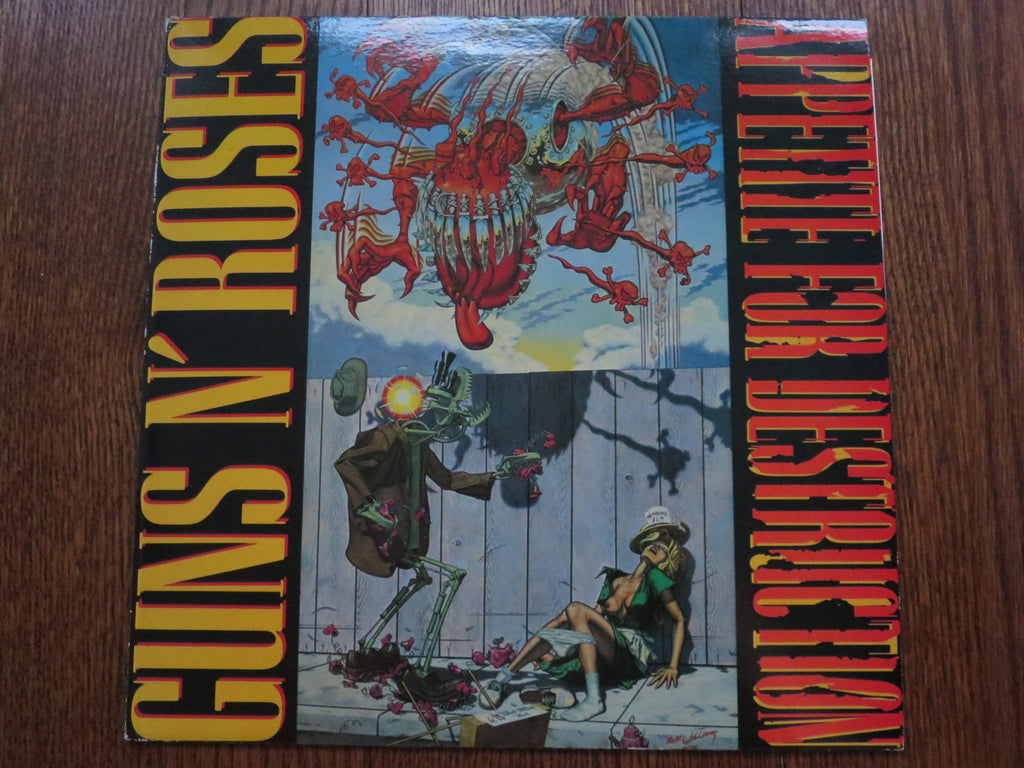Guns N' Roses - Appetite For Destruction (original) 2two - LP UK Vinyl Album Record Cover