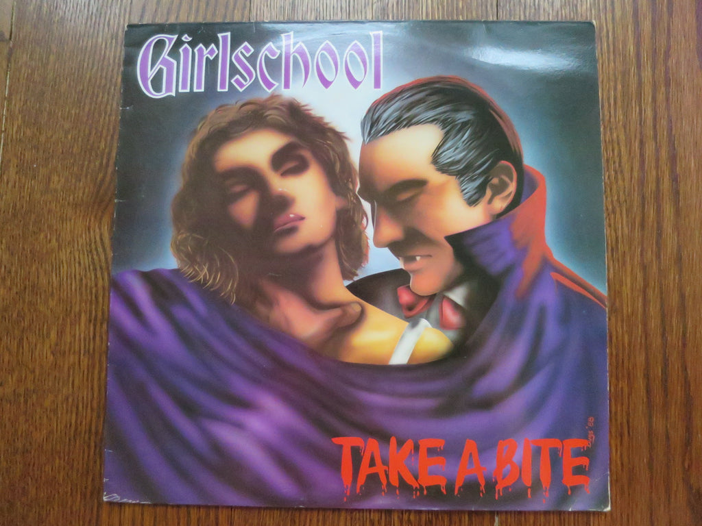 Girlschool - Take A Bite - LP UK Vinyl Album Record Cover