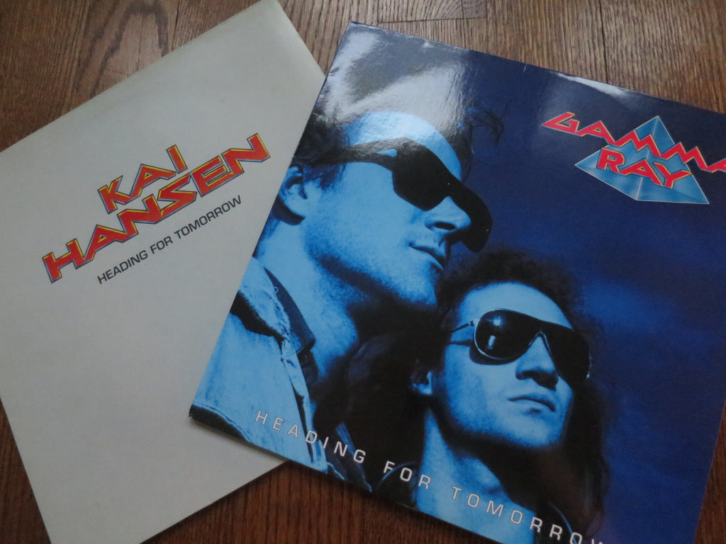 Gsamma Ray/Kai Hansen - Heading For Tomorrow - LP UK Vinyl Album Record Cover