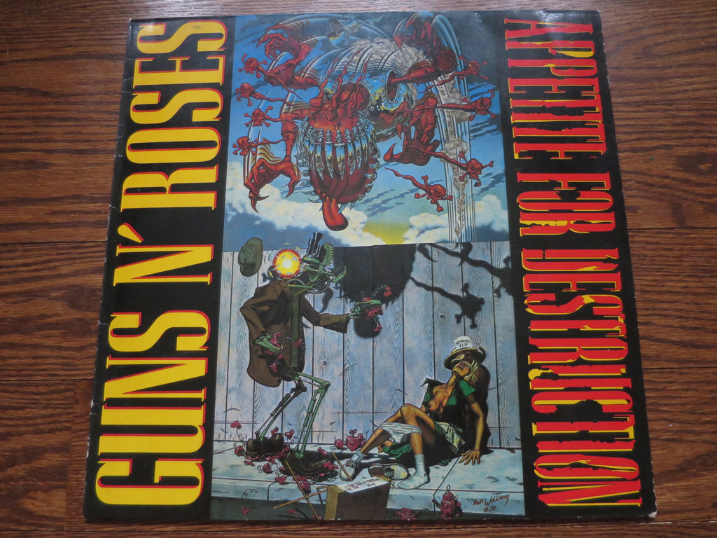 Guns N' Roses - Appetite For Destruction - LP UK Vinyl Album Record Cover