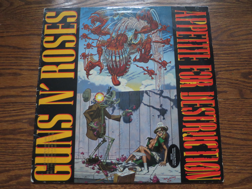 Guns N' Roses - Appetite For Destruction (OG US promo) - LP UK Vinyl Album Record Cover