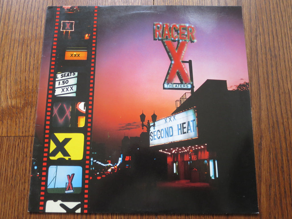 Racer X - Second Heat - LP UK Vinyl Album Record Cover