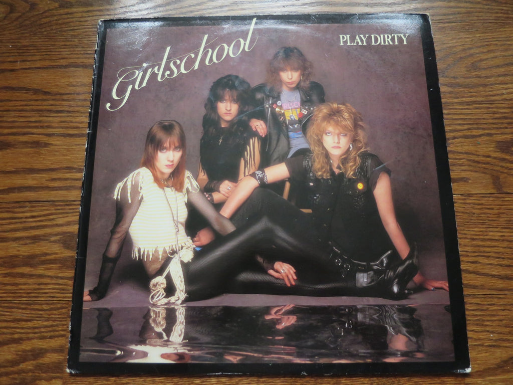 Girlschool - Play Dirty - LP UK Vinyl Album Record Cover