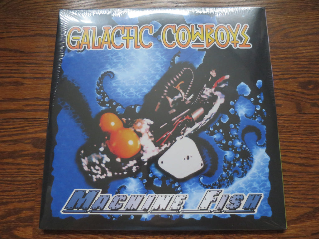 Galactic Cowboys - Machine Fish - LP UK Vinyl Album Record Cover