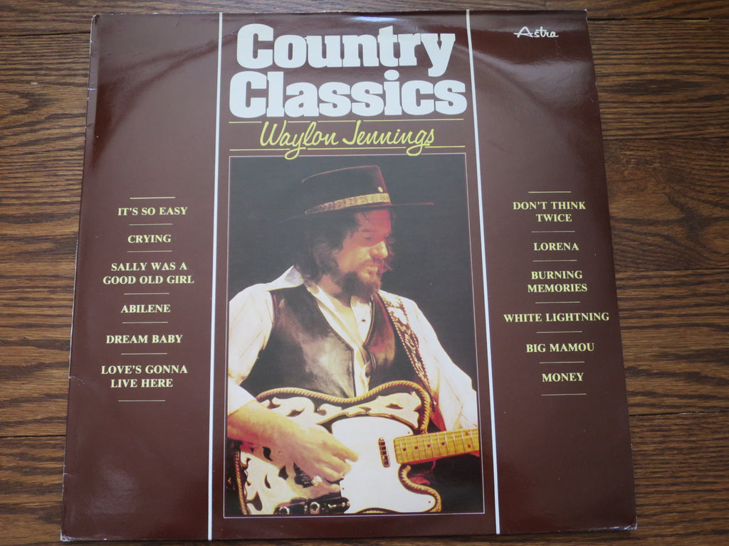 Waylon Jennings - Country Classics - LP UK Vinyl Album Record Cover