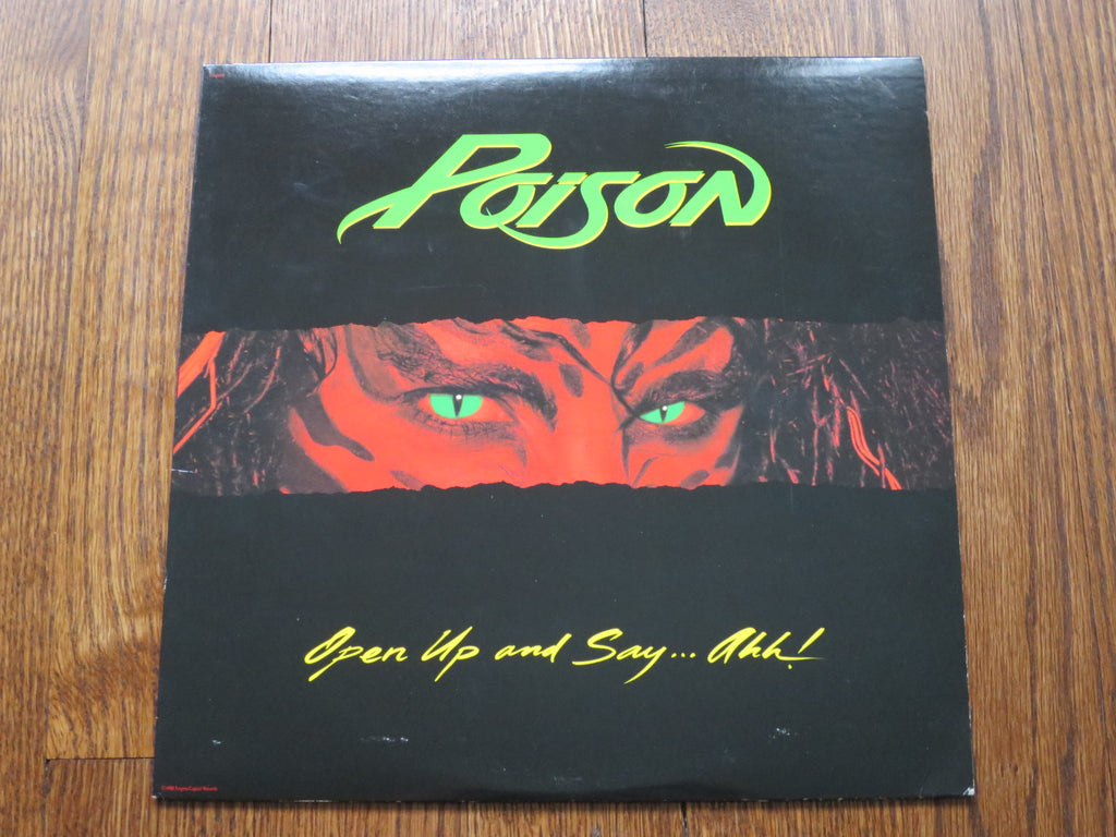 Poison - Open Up And Say…Ahh! - LP UK Vinyl Album Record Cover
