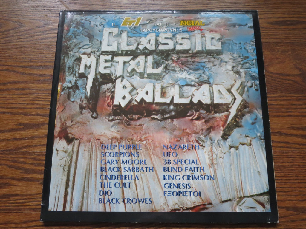 Various Artists - Classic Metal Ballads - LP UK Vinyl Album Record Cover