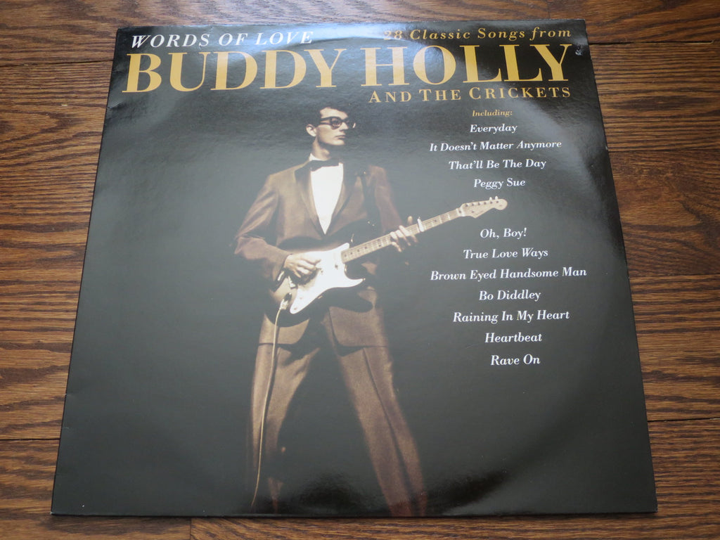Buddy Holly and The Crickets - Words Of Love - 28 Classic Songs - LP UK Vinyl Album Record Cover