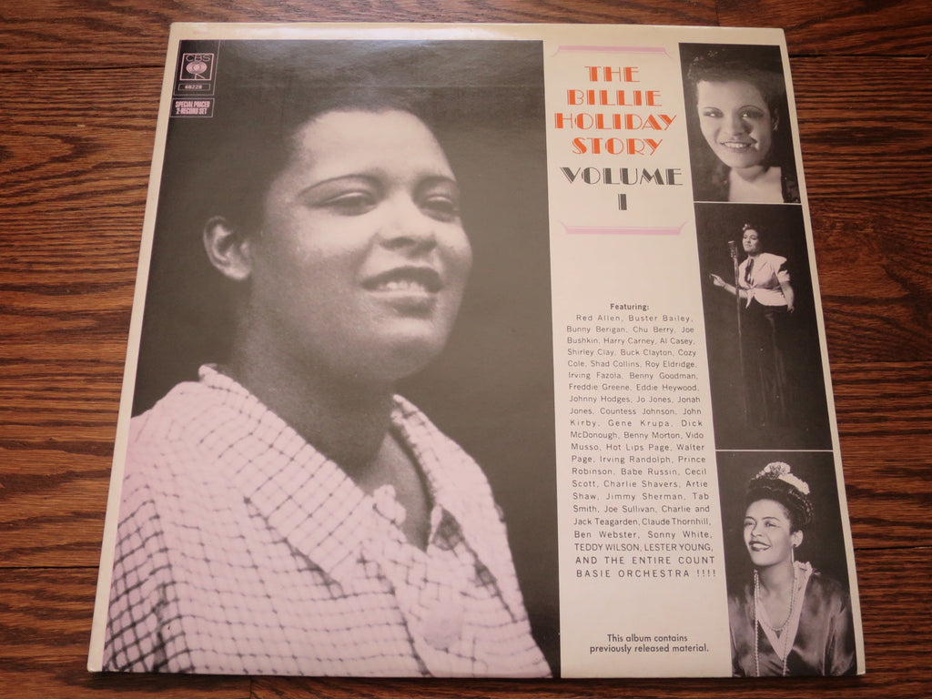 Billie Holiday - The Billie Holiday Story Vol. I - LP UK Vinyl Album Record Cover