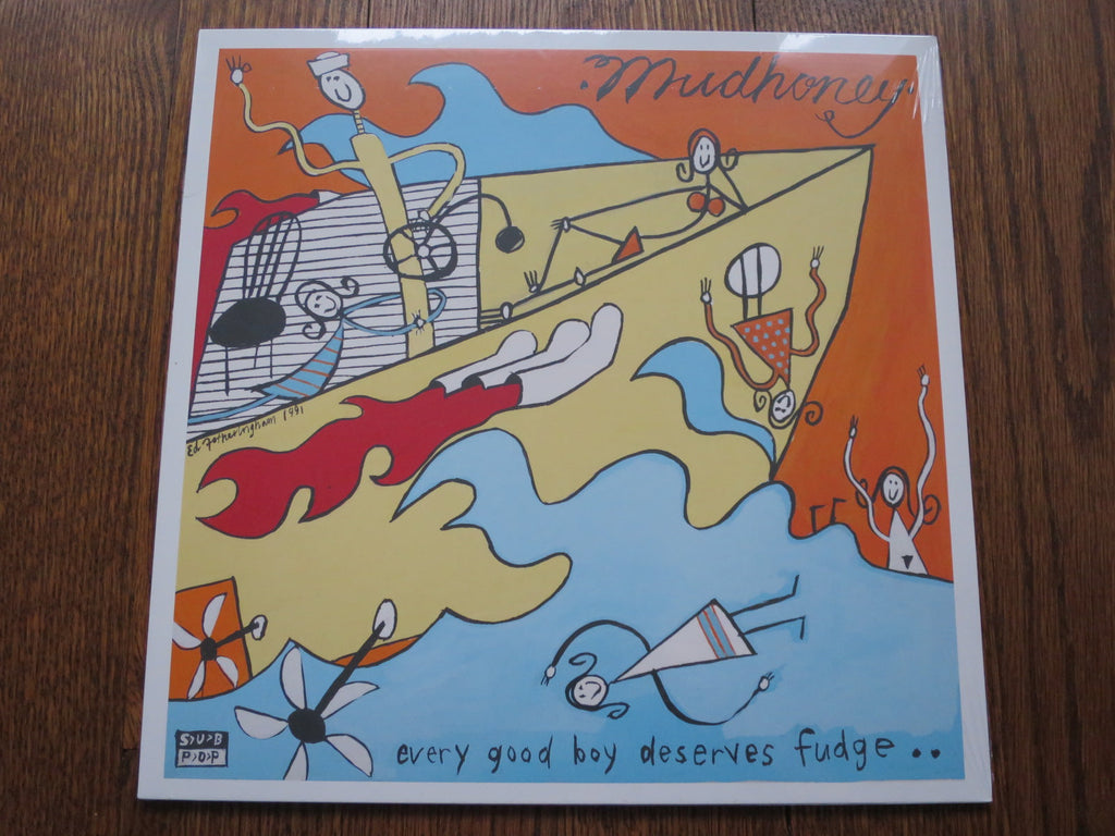 Mudhoney - Every Good Boy Deserves Fudge - LP UK Vinyl Album Record Cover