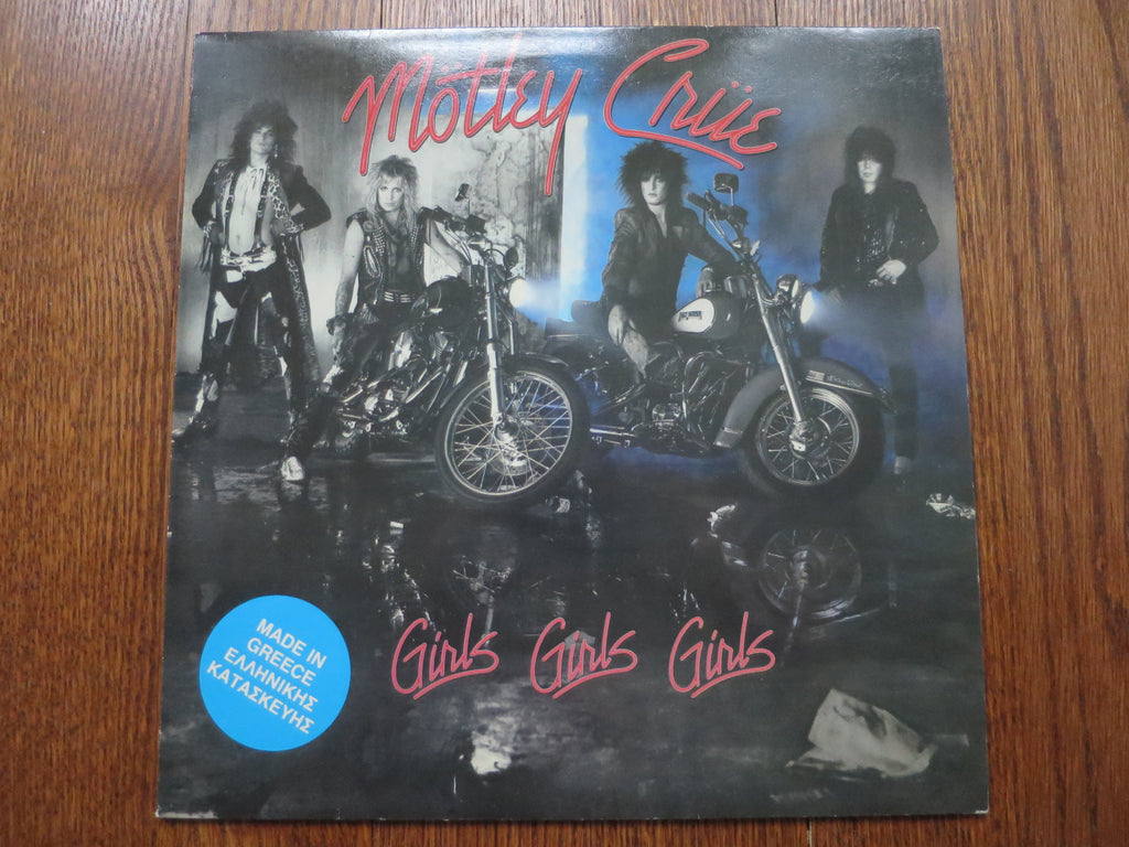 Motley Crue - Girls Girls Girls - LP UK Vinyl Album Record Cover