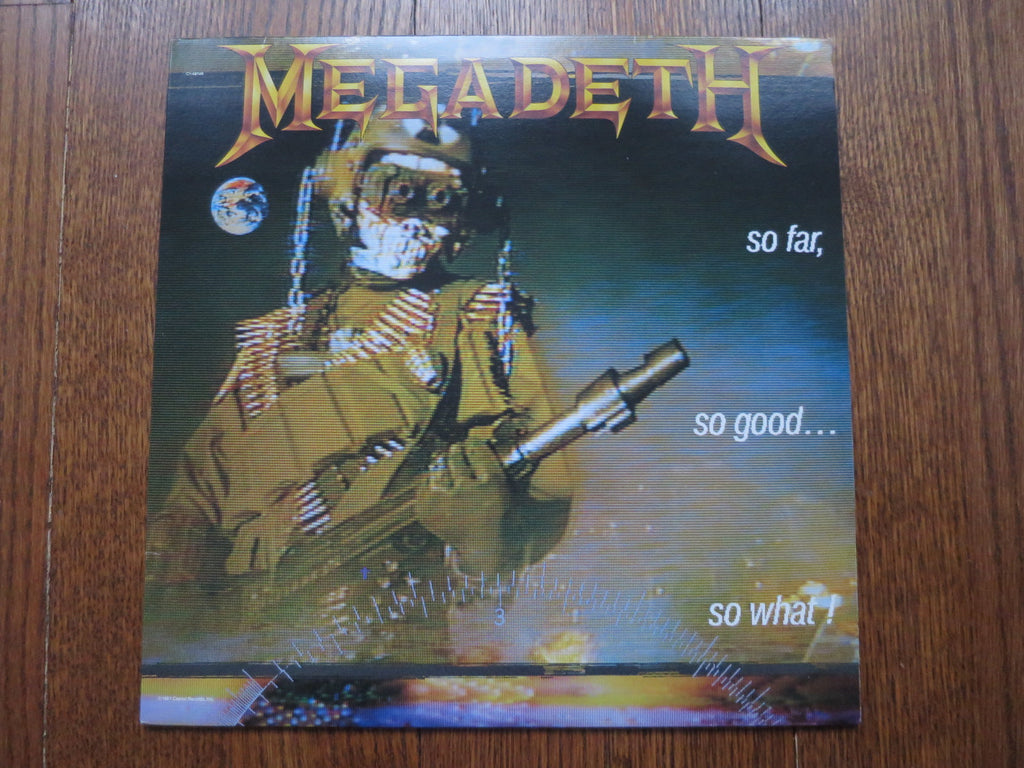 Megadeth - So Far, So Good…So What! - LP UK Vinyl Album Record Cover