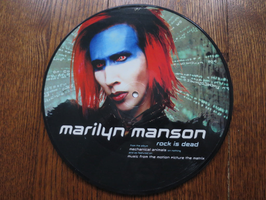 Marilyn Manson - Rock Is Dead (10" picture disc) - LP UK Vinyl Album Record Cover
