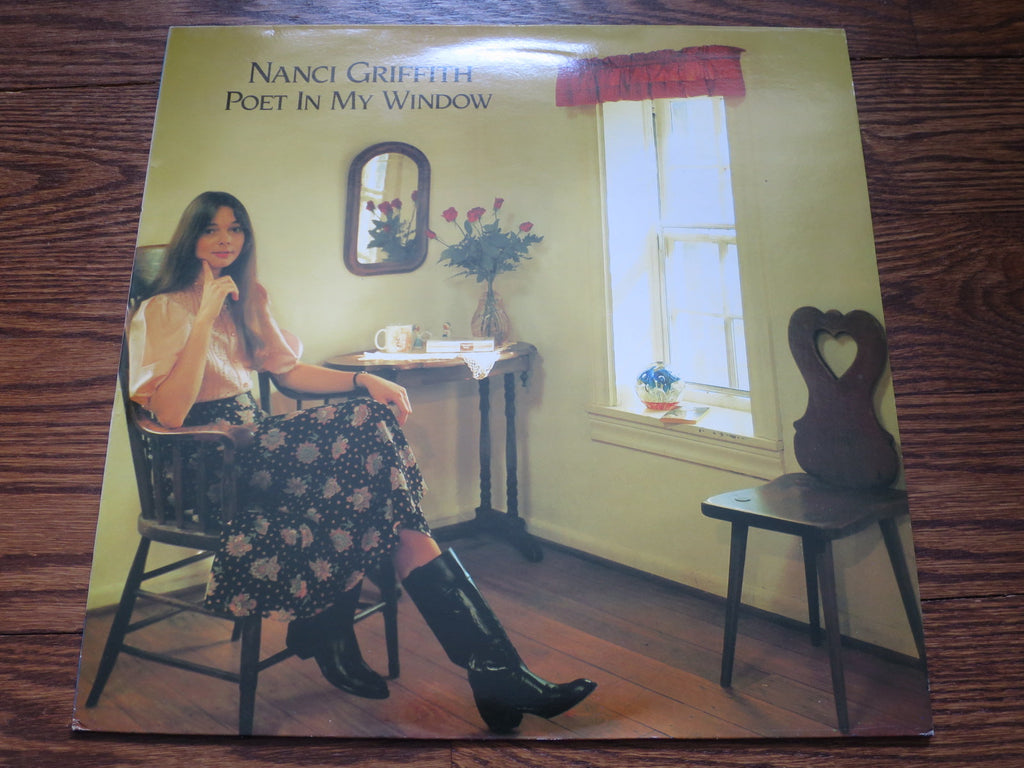 Nanci Griffith - Poet In My Window - LP UK Vinyl Album Record Cover