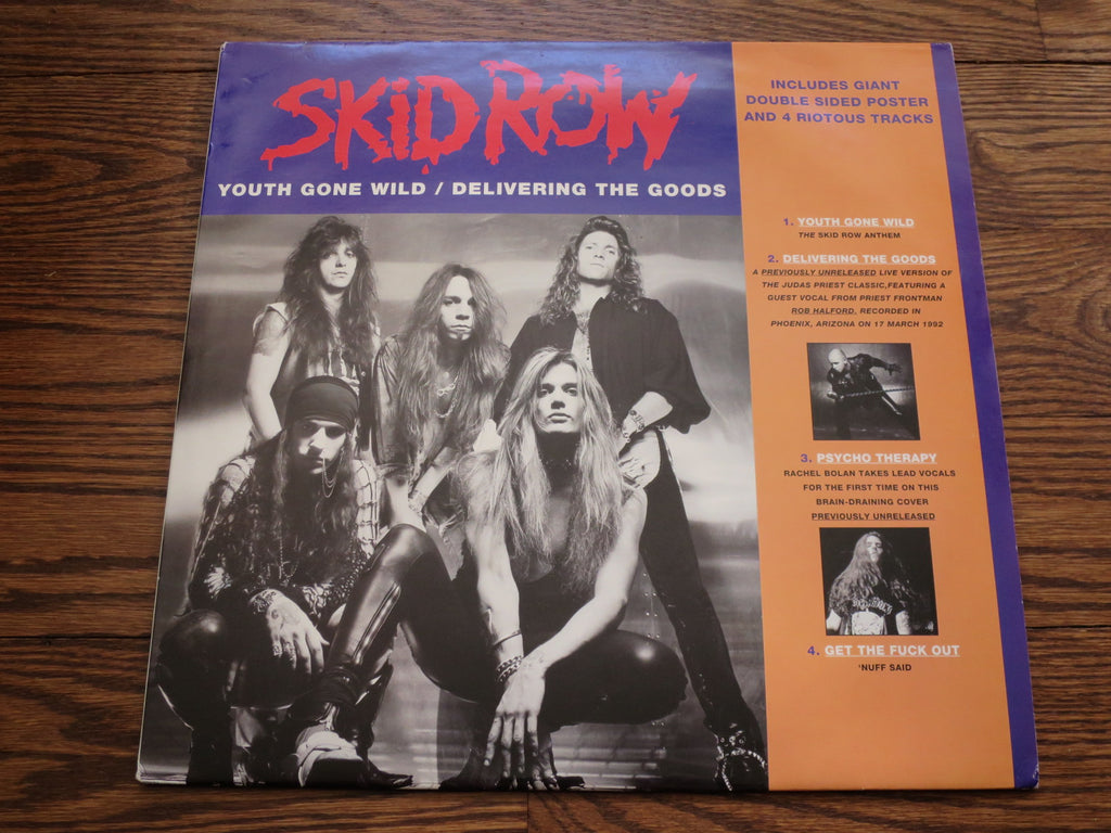 Skid Ro - Youth Gone Wild/Delivering The Goods 12" - LP UK Vinyl Album Record Cover