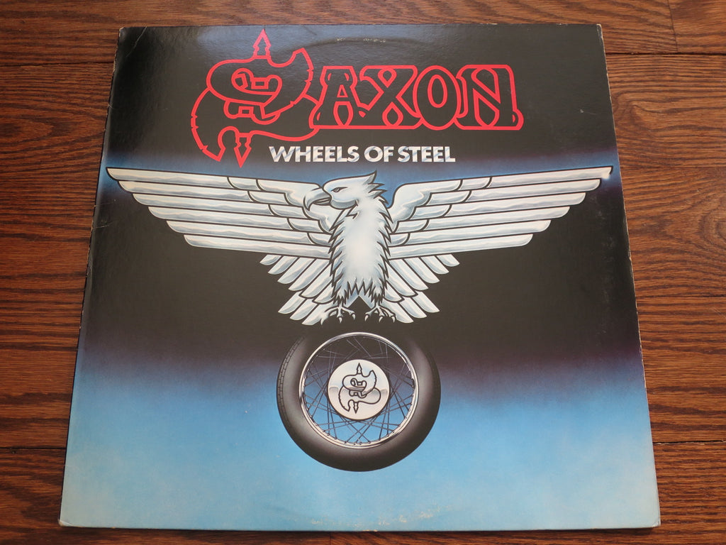 Saxon - Wheels Of Steel - LP UK Vinyl Album Record Cover