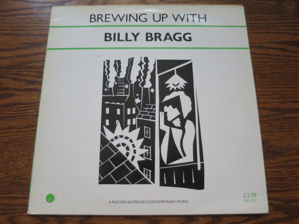 Billy Bragg - Brewing Up With Billy Bragg 2two - LP UK Vinyl Album Record Cover