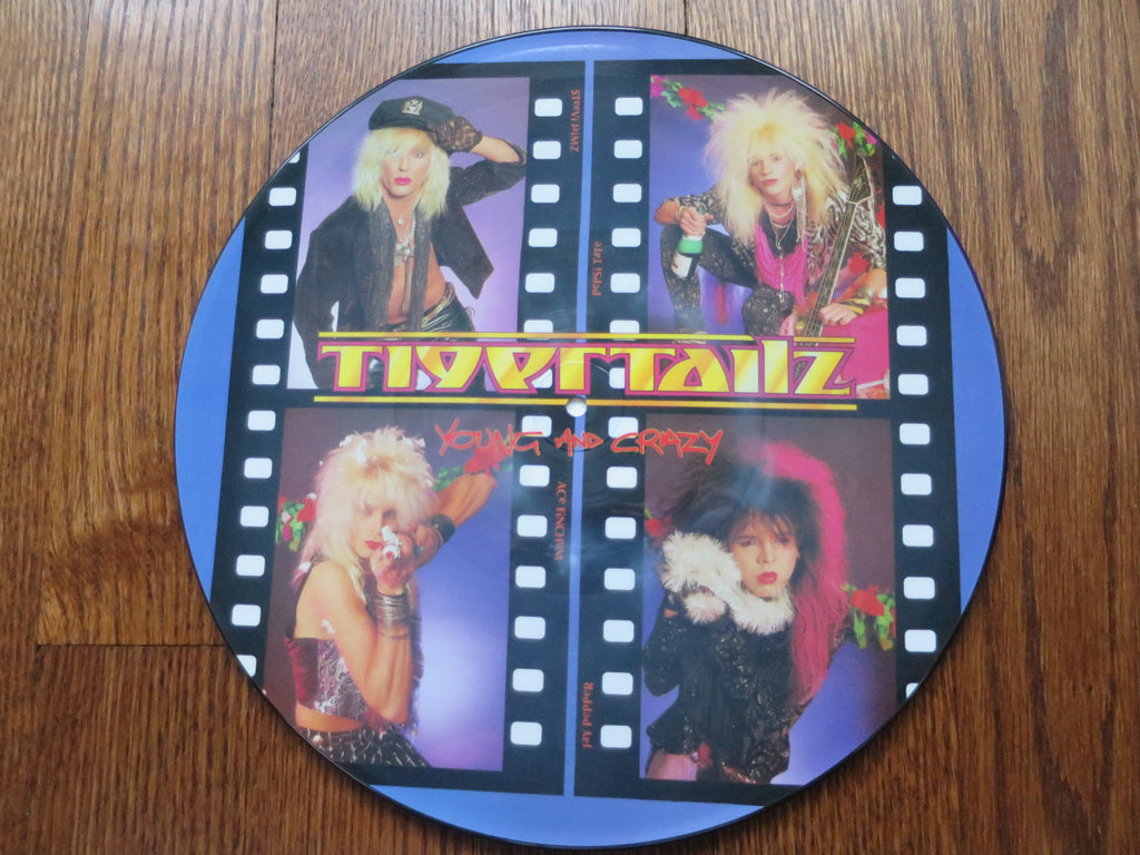 Tigertailz - Young And Crazy (picture disc) - LP UK Vinyl Album Record Cover