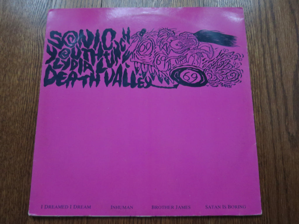 Sonic Youth & Lydia Lunch - Death Valley - LP UK Vinyl Album Record Cover