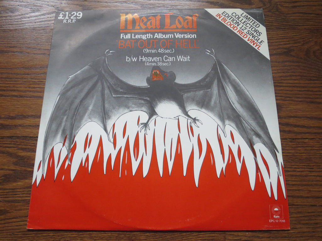 Meat Loaf - Bat Out Of Hell 12" (red vinyl) - LP UK Vinyl Album Record Cover