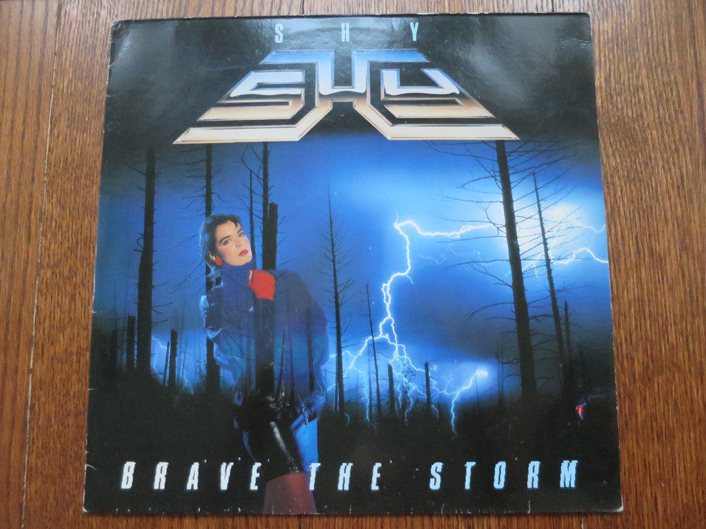 Shy - Brave The Storm and Excess All Areas - LP UK Vinyl Album Record Cover