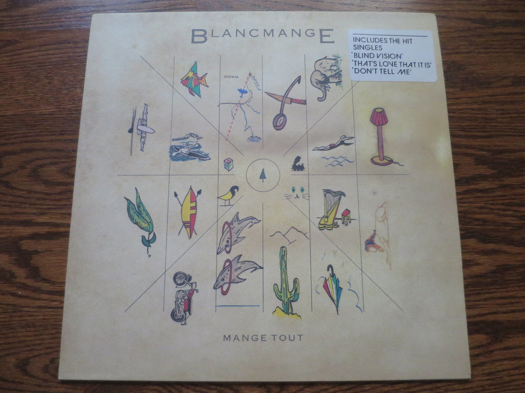 Blancmange - Mange Tout - LP UK Vinyl Album Record Cover