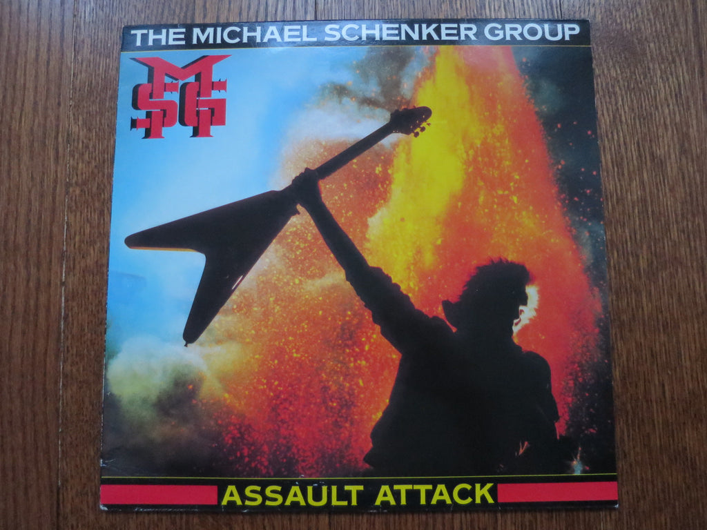 The Michael Schenker Group - Assault Attack - LP UK Vinyl Album Record Cover