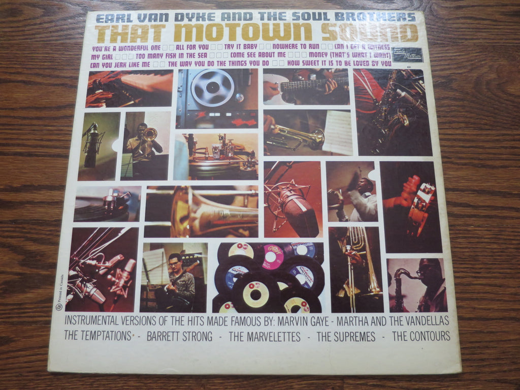 Earl Van Dyke And The Soul Brothers - That Motown Sound - LP UK Vinyl Album Record Cover