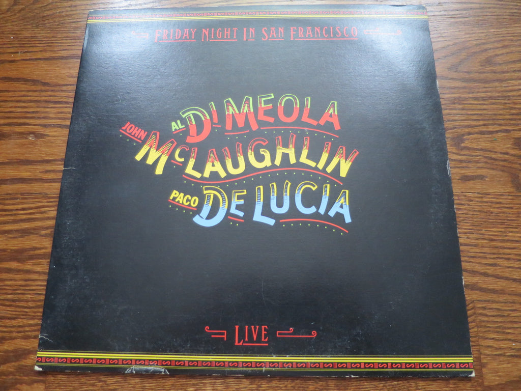 Al Di Meola, John Mclaughlin, Paco De Lucia - Friday Night In San Francisco - LP UK Vinyl Album Record Cover